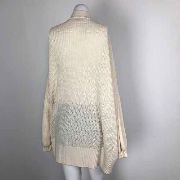 BDG Oversized Chunky Ivory Cardigan Sweater Long - Picture 5 of 6